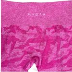 NVGTN Camo Fuchsia Pink Seamless Leggings Pant Size XL Yoga Workout Photo 4
