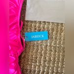 Jabeick Hot Pink Ruched One piece Swimsuit thong size small NWT Photo 2