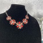 🆕 Color Brand Pink & Red Flower Fashion Necklace Photo 3
