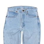 Wrangler Women’s Slim Fit Cowboy Cut Jeans Light Blue Wash High Rise LONG 7 x 36 Photo 3