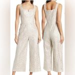 Trina Turk  Adventure Boardwalk Lace Sleeveless Cropped Jumpsuit size 12 Photo 1