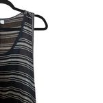 Comfy USA Sweater Tunic Top Womens XL Multicolor Stripe Sleeveless Hi Lo Blouse Photo 2