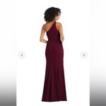 After Six  One-Shoulder Draped Cowl-Neck Maxi Dress Photo 1