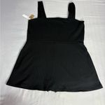 PINK - Victoria's Secret  Black Ribbed Tank Top Photo 0