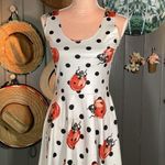Ladybug Polkadot White Dress Small Photo 6