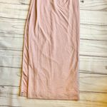Adrianna Papell Metallic Knit One Shoulder Column Gown in Blush Pink Size 4 NWT Photo 6