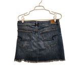 American Eagle Outfitters Denim High Rise Mini Skirt Dark Wash Blue Size 12 32 Photo 1