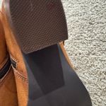 American Eagle  Chestnut Brown Heeled Boots Booties Women's Size 8 Strappy Photo 9