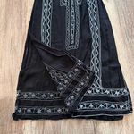 Poupette St. Barth Women's Embroidered Off-the-Shoulder Midi Dress Black Medium Photo 10