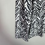 kim rogers  Black and White Zebra Print Long Sleeve T-Shirt Photo 2