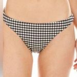 ANDIE  Swim The Cheeky Bikini Bottom Stretch Gingham Plaid Black M Photo 0