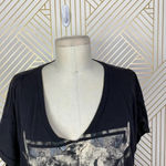 Denim & Supply Ralph Lauren RALPH LAUREN Denim & Supply Cow Skull Feather‎ T-Shirt in Black Size US Medium Photo 4