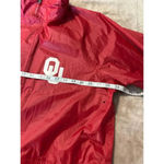 G III Sports Carl Banks OU Hooded Raincoat Size Medium Oklahoma Sooners Crimson Red Photo 5