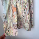 ZARA  Paisley Printed Midi Belted Shirt Dress Size XL Photo 6