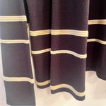 Norton Mcnaughton L Black and Cream striped Cardigan Shirt Set Photo 1