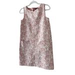 Victoria Beckham for Target Blush Floral Jacquard Shift Dress Size Extra Large Pink Photo 6
