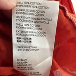 Pilcro NEW Anthropologie  Tiered Tunic Top Rust Orange Boho Copper Button Aztec Photo 7