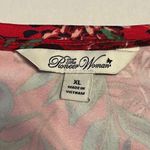 Pioneer Woman dark pink floral knit top shirt blouse 3/4 length sleeve v Photo 5