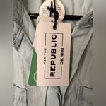 FOR THE REPUBLIC  Women's Roll-Tab Sleeve Tencel® Button-Up Shirt NWT Photo 3