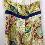 Paisley Print Halter Midi Dress Yellow Size undefined Photo 5
