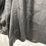 Conrad C Woman Women’s Jacket Stitching Soft Lightweight Black Faux Leather 20 Size 20W Photo 10