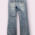American Eagle Vintage Y2K Faded Low Rise Boyfriend Wide Leg Bootcut Long Jeans Photo 6