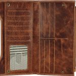 Genuine Leather RFID Blocking Long Wallet – Vintage Bifold for Men  Photo 1