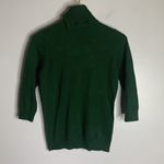 Modcloth  green cowl button neck sweater‎ Photo 3