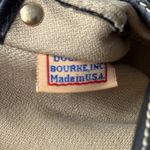 Dooney & Bourke Dooney Bourke Signature DB Logo Wristlet Clutch Black Beige Canvas Leather Y2K Photo 6