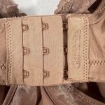 GLAMORISE 34G Bra Low Cut WonderWire Lace Bra Padded Underwire Wide Strap Brown Size undefined Photo 6