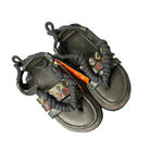 Farm Rio Black Rope Tie Flatform Sandal Photo 6