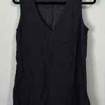 Ecru  v-neck‎ tunic top mink Sleeveless Medium Photo 0