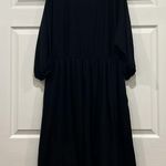 Ava & Viv  Dolman 3/4 Sleeve Knit Empire Waist Dress Long Sleeve Black Size 1X Photo 1