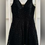 City Triangles NWT black lace sequin dress. Photo 4