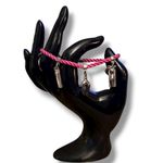 Givenchy Parfume hot pink cord charm bracelet Photo 2