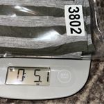 Theory  Women’s Size M Olive Army Green Heather Gray Striped Long Sleeve T-Shirt Photo 5