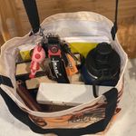 Bohemian witchy cottage core Canvas lightweight reusable grocery tote Retro bag Photo 6