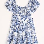 Abercrombie & Fitch A&F Ruched Puff Sleeve Mini Dress Photo 1