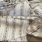 Sugar & cream Jumpsuit L white Blue flowy Ruffle Sleeveless Wide Leg Size L Photo 6