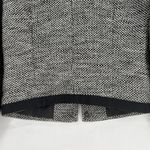 Black & White Stile Benetton Blazer Womens S Black White Tweed Casual Office Work Snap Front Photo 9