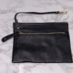 None Black Leather Clutch goes inside purse Photo 1