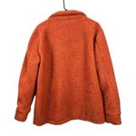 Boohoo Women's Orange Teddy Coat Photo 1