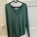 We The Free  Green V-Neck moon dance Long Sleeve Photo 2