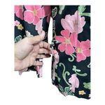 Zinc Cotton Spandex bland Floral buttons up front blazer ladies sz XL Photo 6