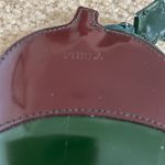 Furla  Green/Brown Patent Leather Acorn Change Purse Photo 1