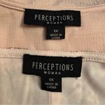 Perceptions  Pink Floral Lace Dress and Jacket 1X NWT Photo 2