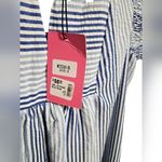 THML  Flutter Sleeve Striped Dress Photo 3