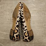 Valentino Garavani 💕💕 Calf Hair Leopard Print Rockstud Ballet Flats 38 EU Photo 5