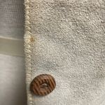 Vintage Ms Today Suede Knit Vest Floral Cottage Cabin Boho Size 8 Leather Tan Photo 4