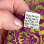 Boutique Swim wrap shawl 100% Rayon tie dyed rose with lime green palm tree print . Photo 3